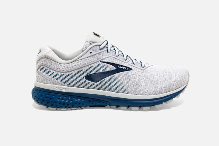 Brooks Mens Ghost 12 Road Running Shoes - White (916247-JEU)